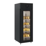 POLAIR Шкаф холодильный CS107 Cheese black, стеклянная дверь