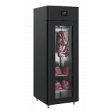 POLAIR Шкаф холодильный CS107-Meat black, стеклянная дверь, Тип 2 (4 полки)